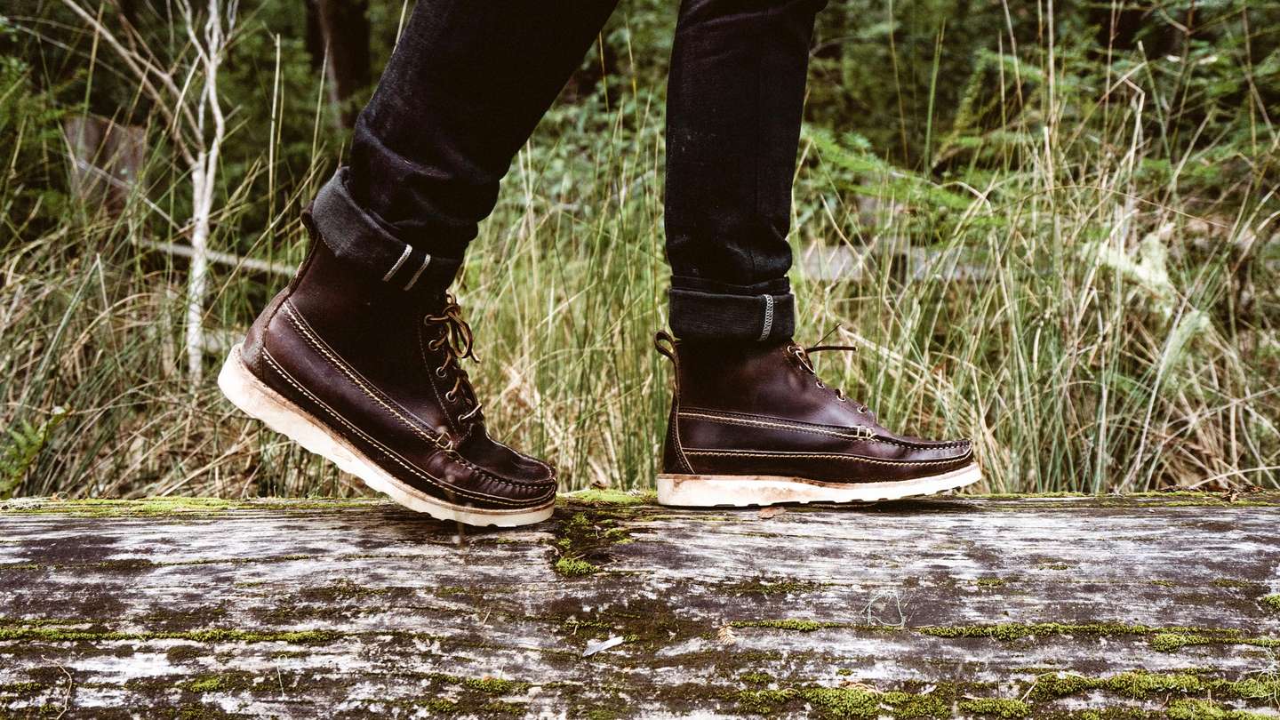 Brown Chromexcel Camp Boot - Detail Image Three