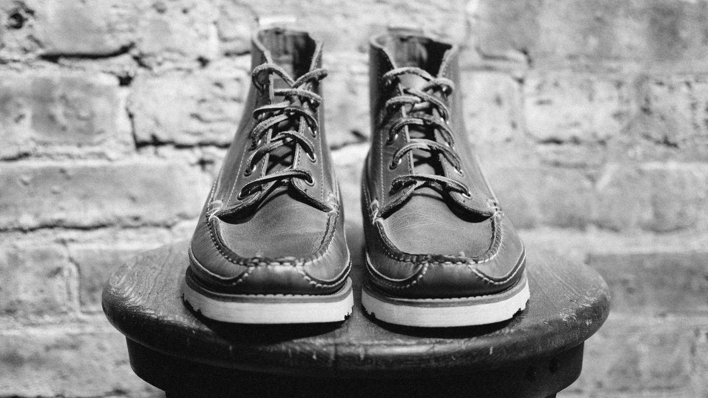 Natural Chromexcel Camp Boot - Detail Image Three