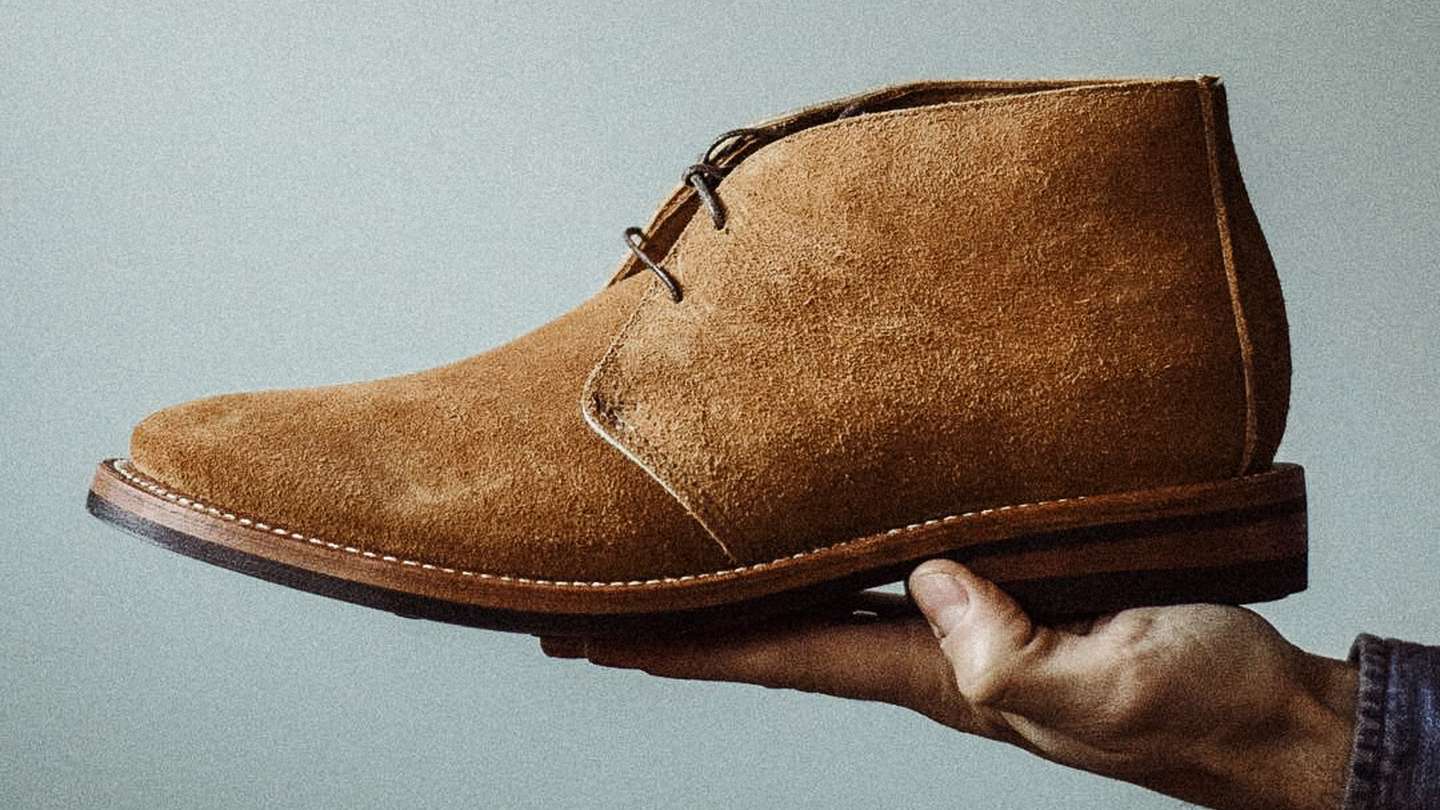 Peanut Orion Suede Campus Chukka - Detail Image Three