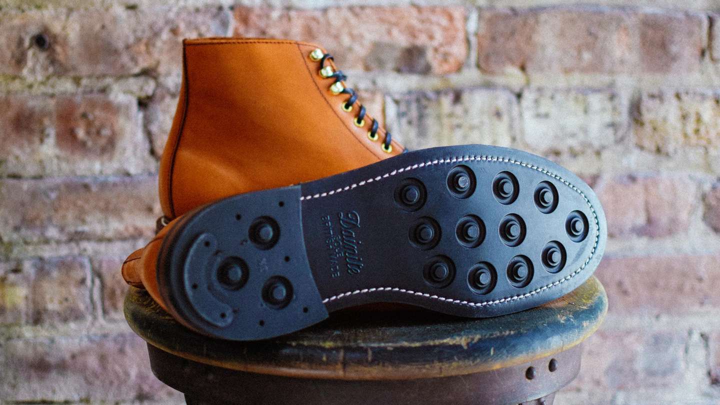 Bourbon French Calf Cap-Toe Lakeshore Boot - Detail Image Three