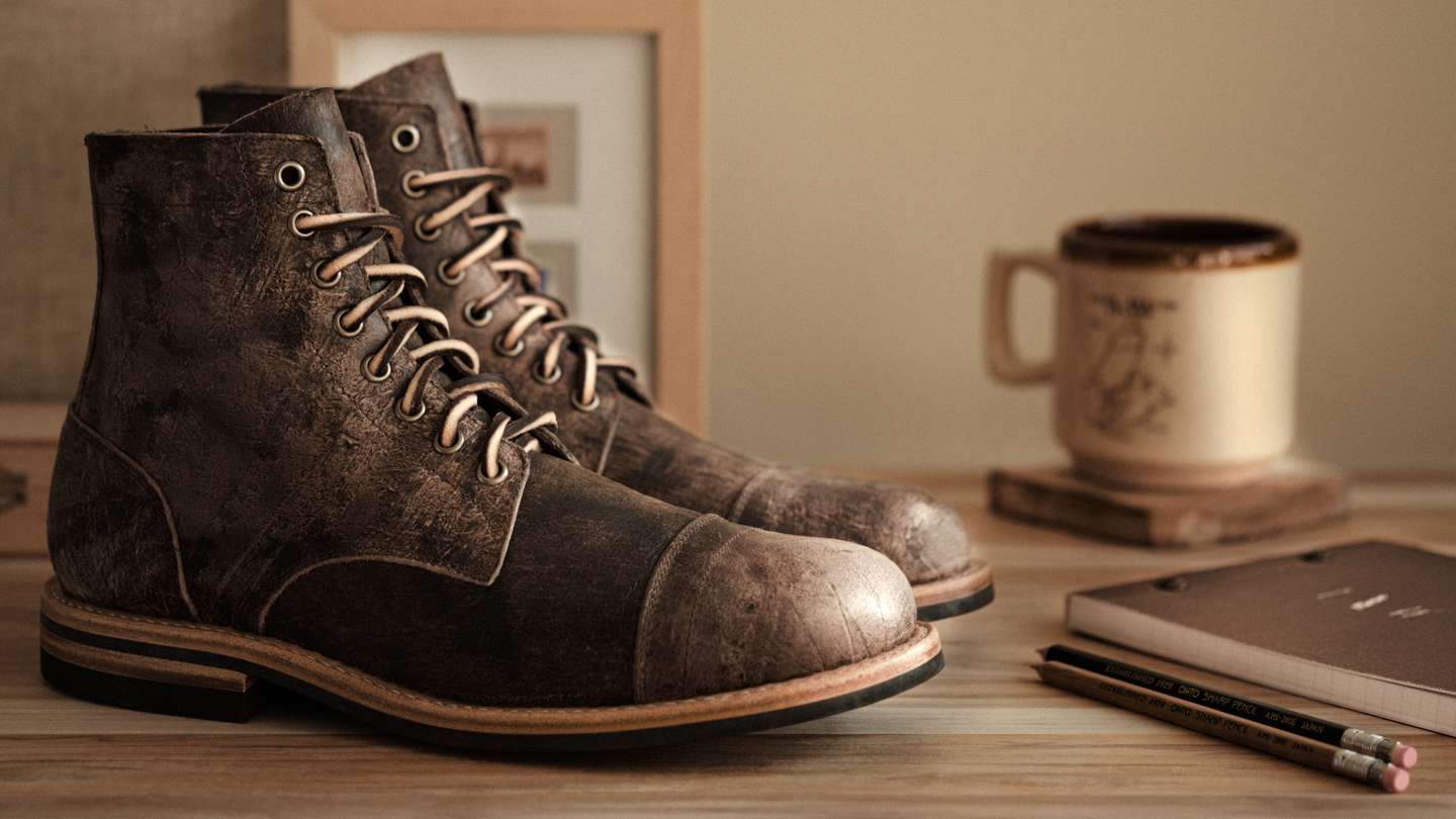Stone Rambler Cap-Toe Trench Boot - Detail Image Three