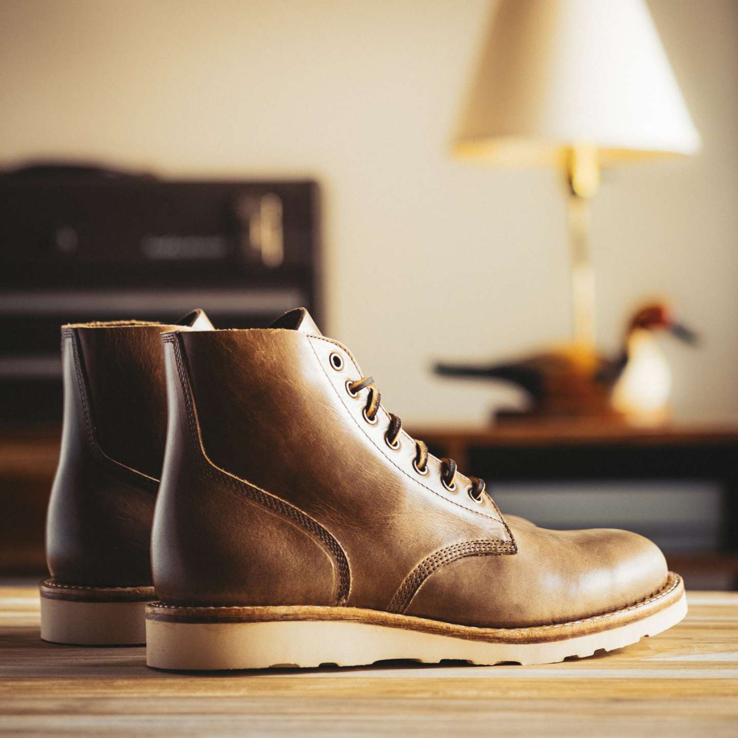 Natural Chromexcel Field Boot - Detail Image Three