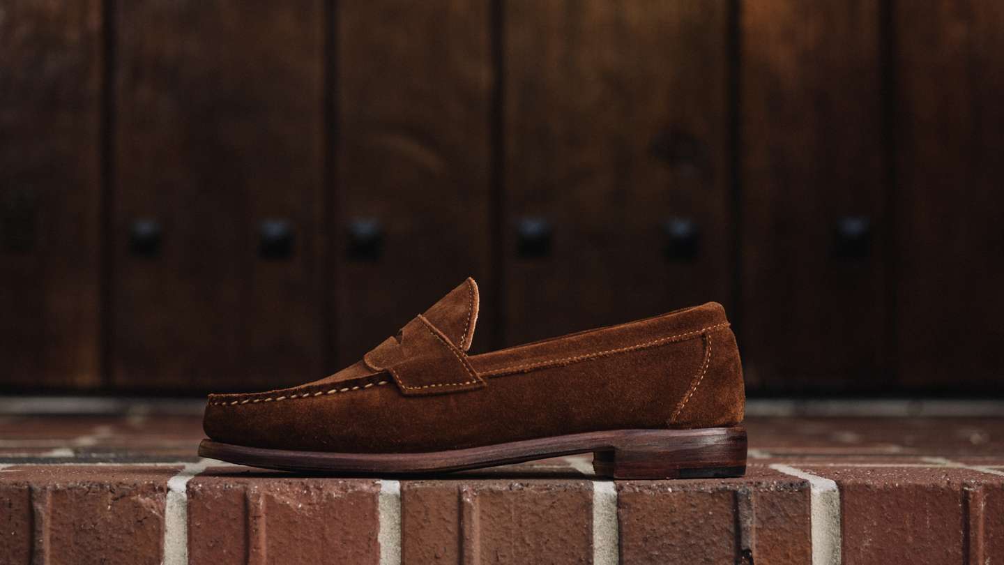 Snuff Repello Suede Penny Loafer - Detail Image Three