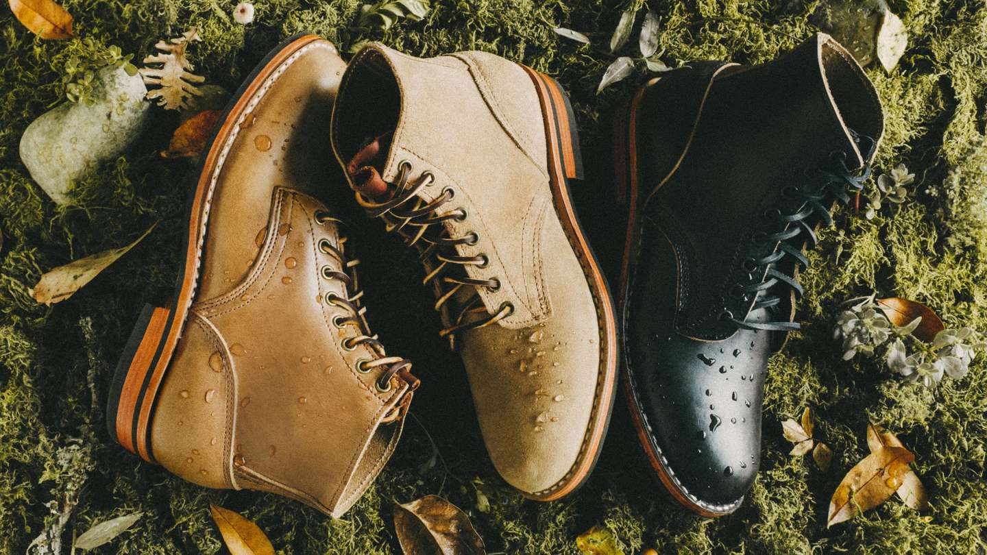 Natural Chromexcel Roughout Storm Boot - Detail Image Three