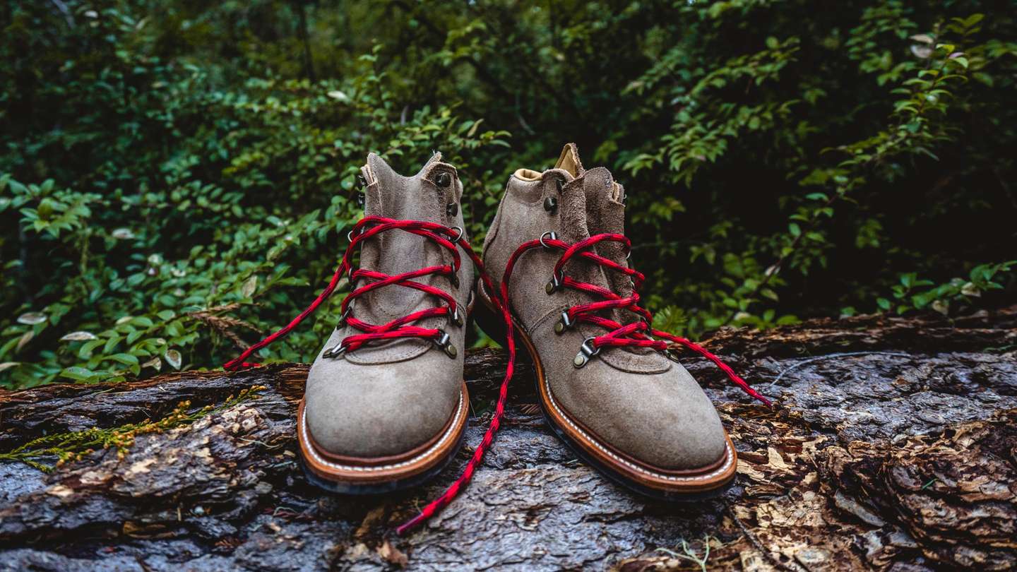 Natural Chromexcel Roughout Summit Boot - Detail Image Three