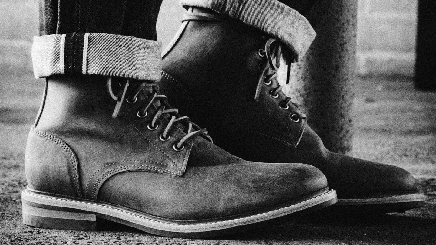 English Tan Dublin Trench Boot - Detail Image Three