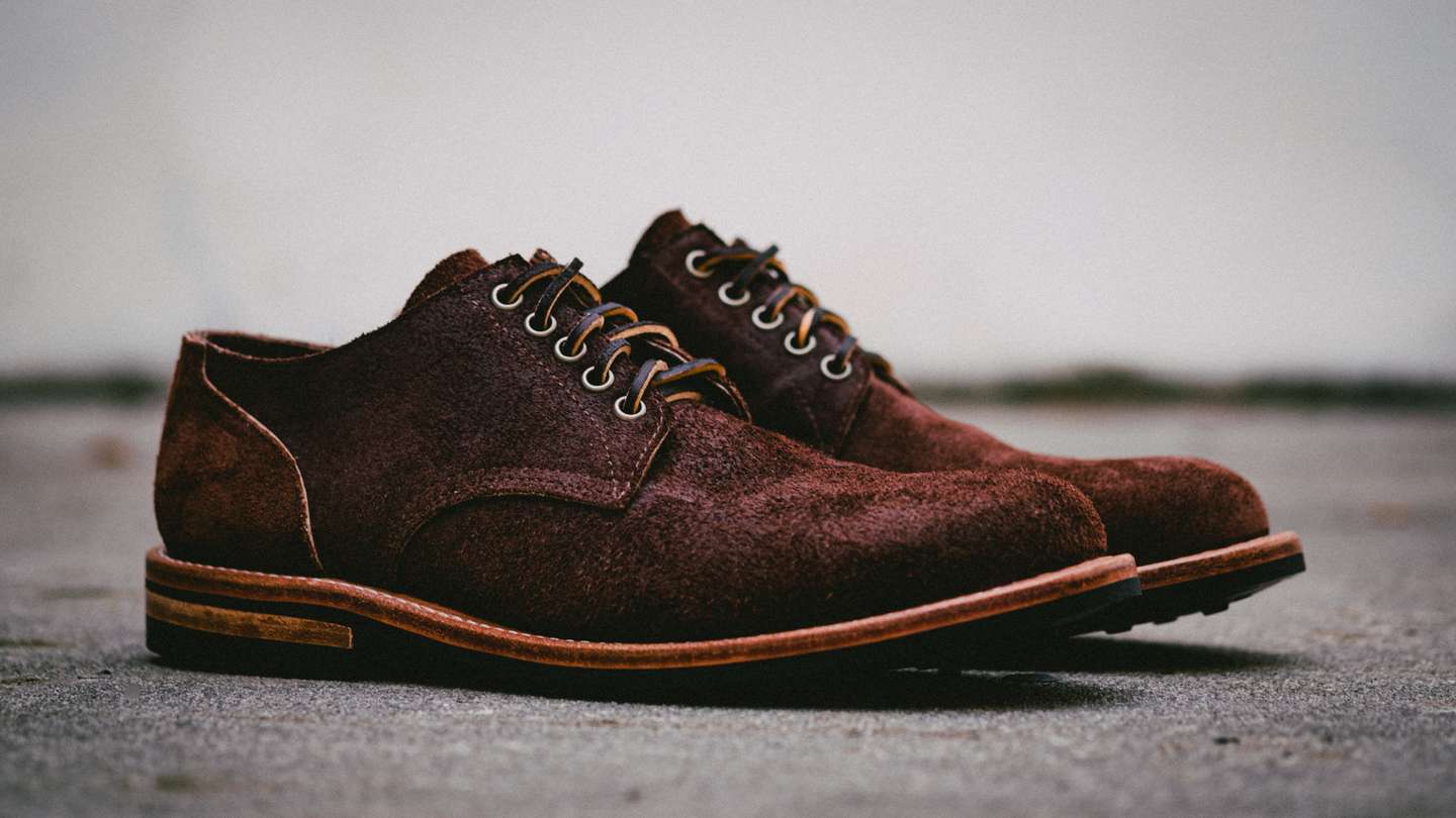 Black Walnut Stampede Roughout Trench Oxford - Detail Image Three