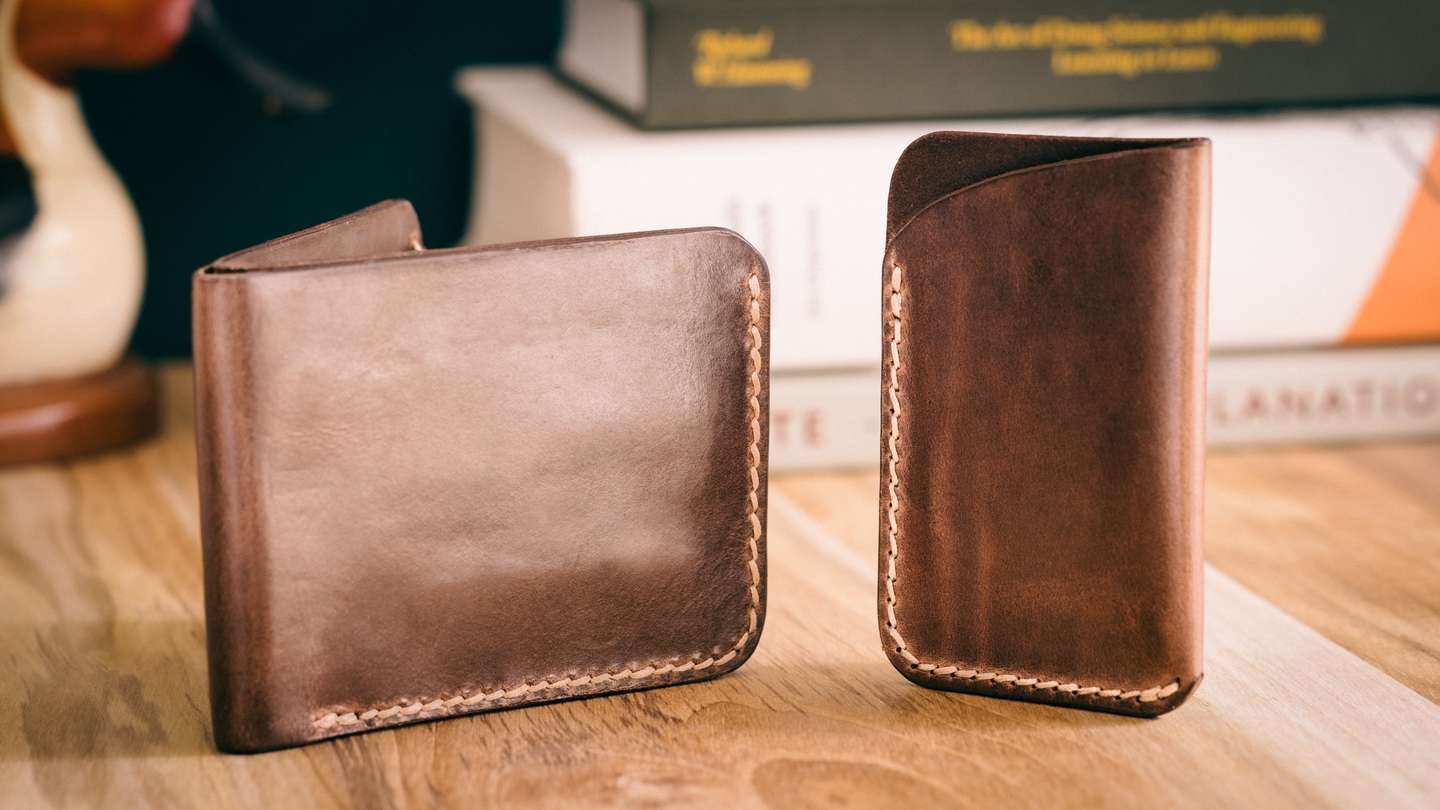 Natural Chromexcel Bifold Wallet - Detail Image Three