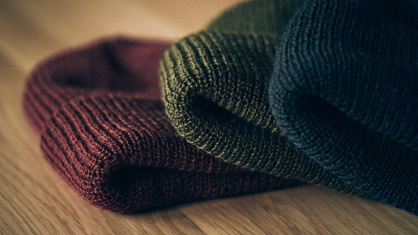 Navy Wool Knit 1975 NATO Watch Cap - Detail Image Three