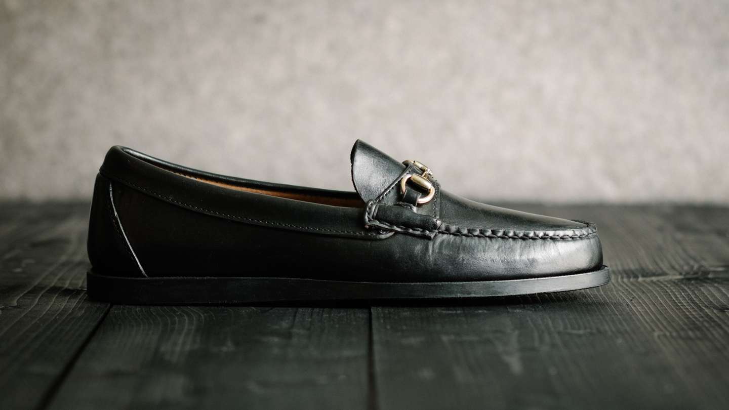 Teacore Black Overdye Horse Rump Bit Moc - Detail Image Three