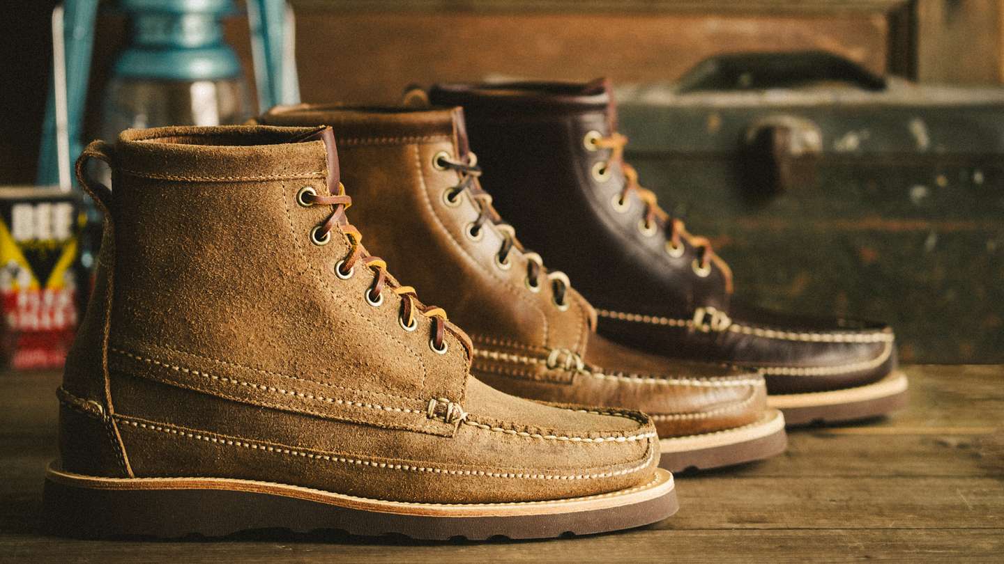 Natural Chromexcel Reverse Camp Boot - Detail Image Three