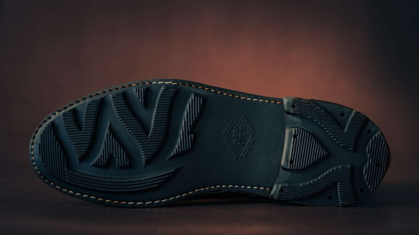 Minerva Liscio Castagno Cap-Toe Lakeshore Boot - Detail Image Three