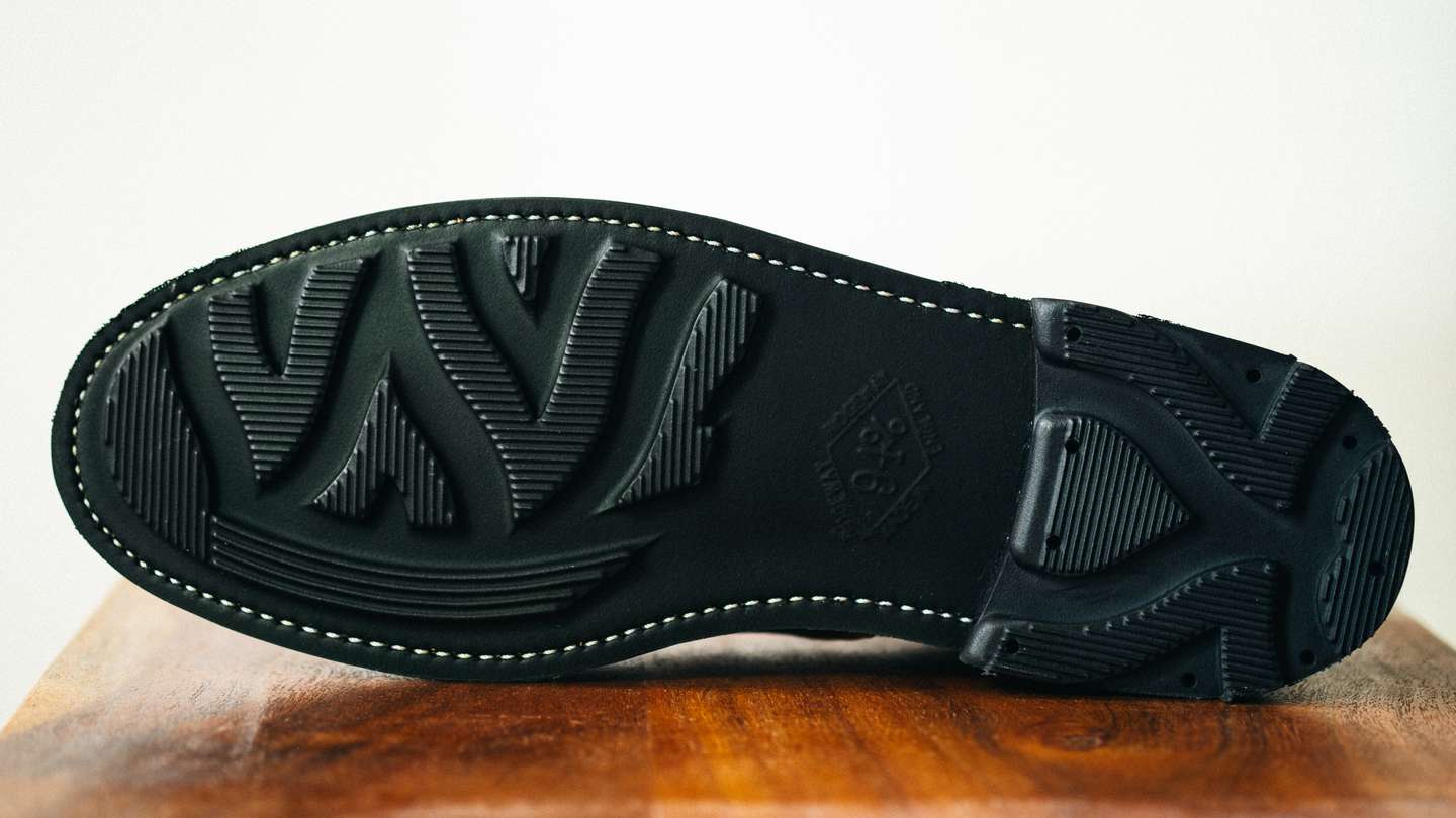 Snuff Shrunken Kudu Cap-Toe Lakeshore Boot - Detail Image Three
