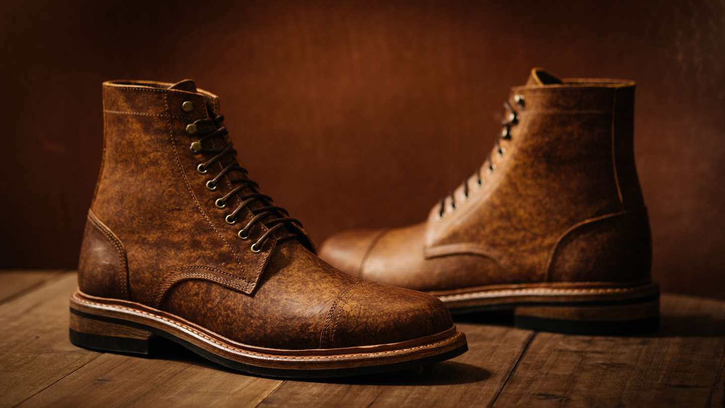 Habana Spiga Cap-Toe Trench Boot - Detail Image Three