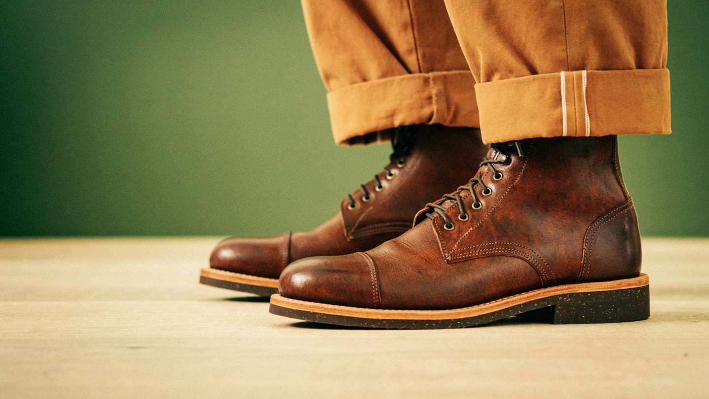 Nemesi Cotto Cap-Toe Trench Boot - Detail Image Three