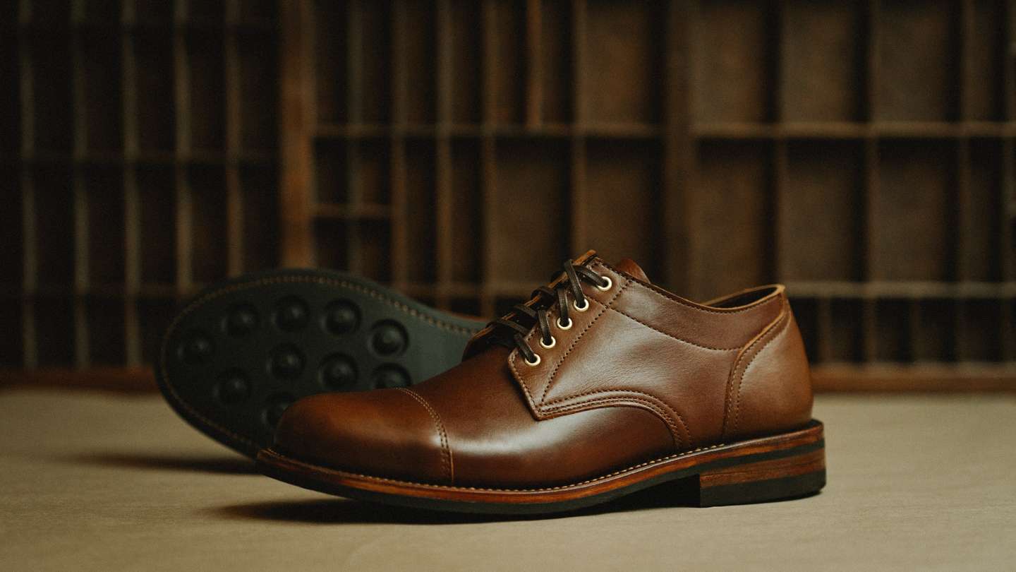 Whisky Classic Calf Cap-Toe Trench Oxford - Detail Image Three