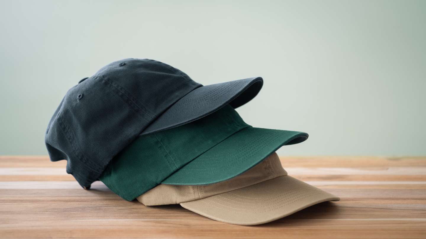 Navy Cotton Twill Dad’s Best Ballcap - Detail Image Three