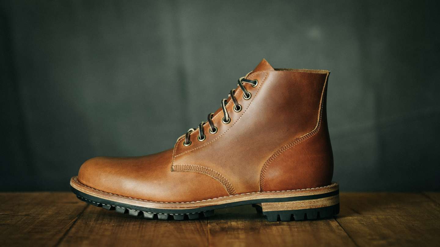 British Tan Domane Field Boot - Detail Image Three