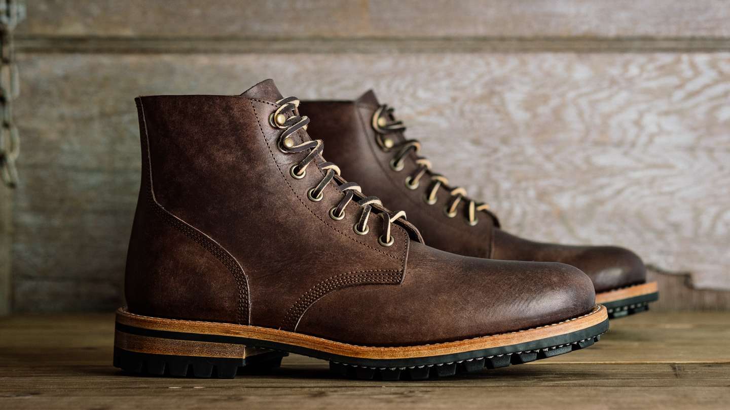 Castagno Pueblo Veg Crust Field Boot - Detail Image Three