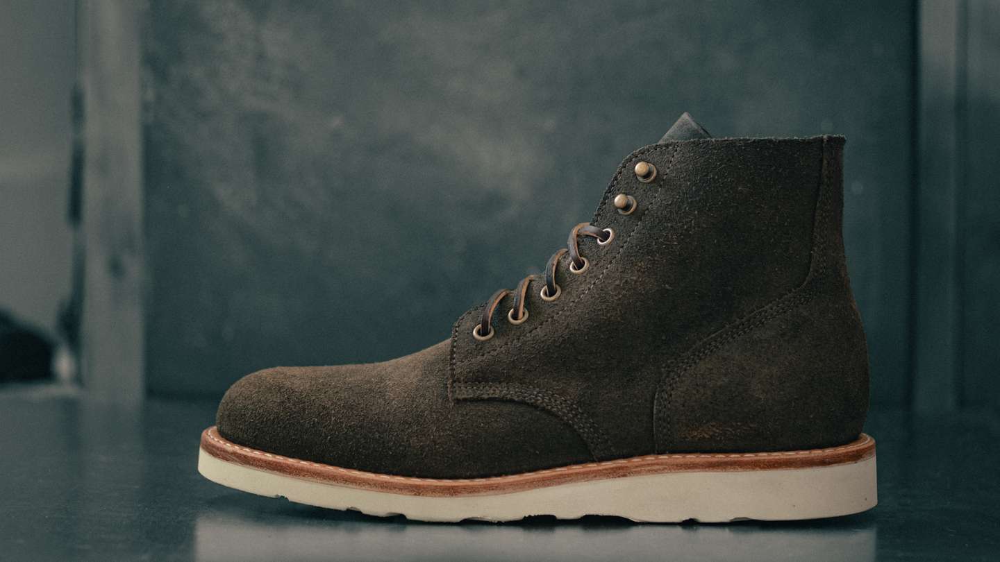 Natural Iron Overdye Chromexcel Roughout Field Boot - Detail Image Three