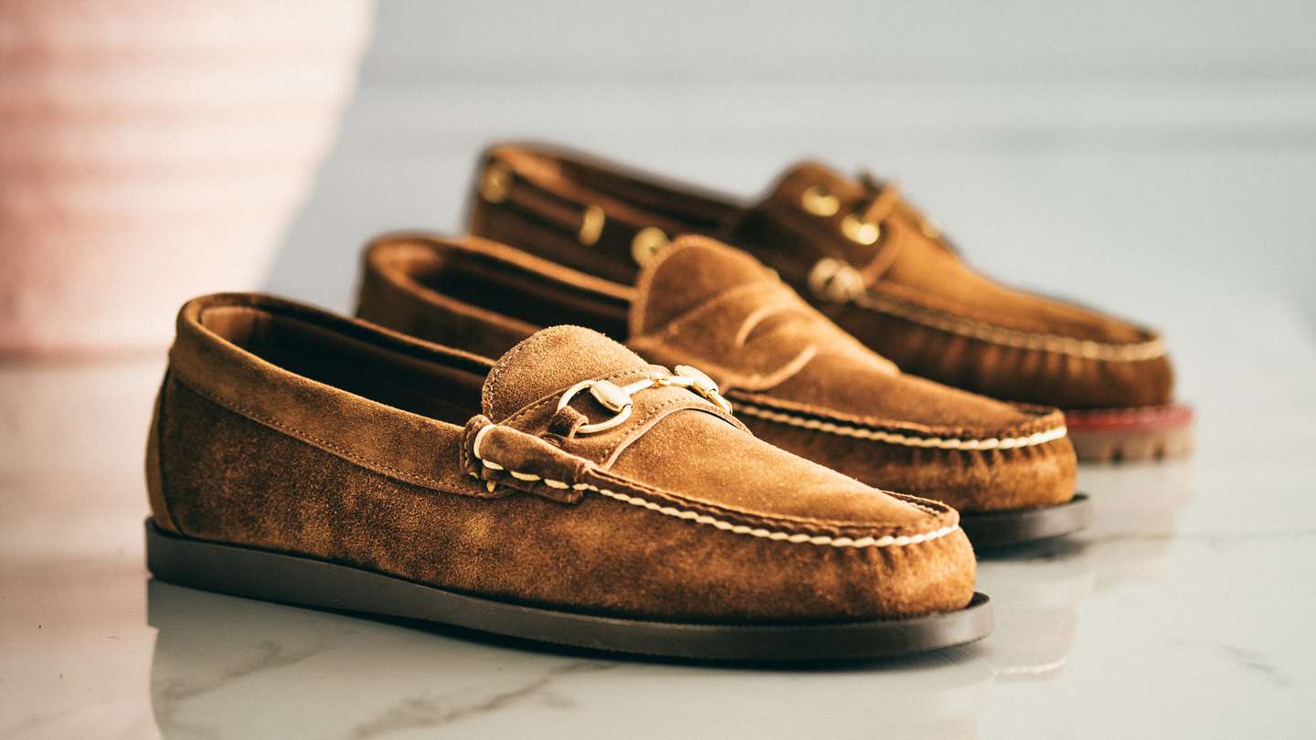 Snuff Janus Suede Penny Moc - Detail Image Three