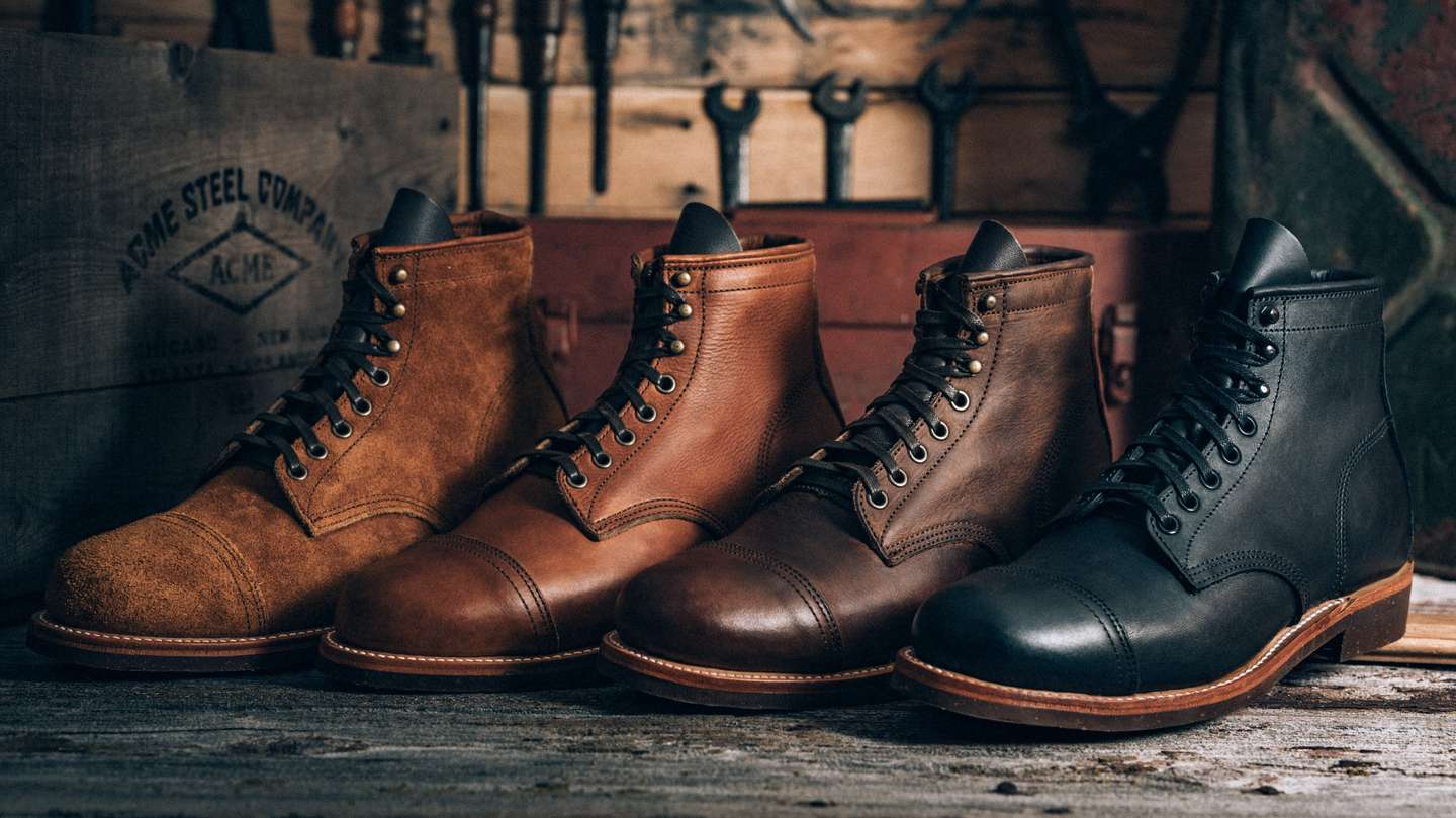 Black Oil Tan Mill Boot - Detail Image Three