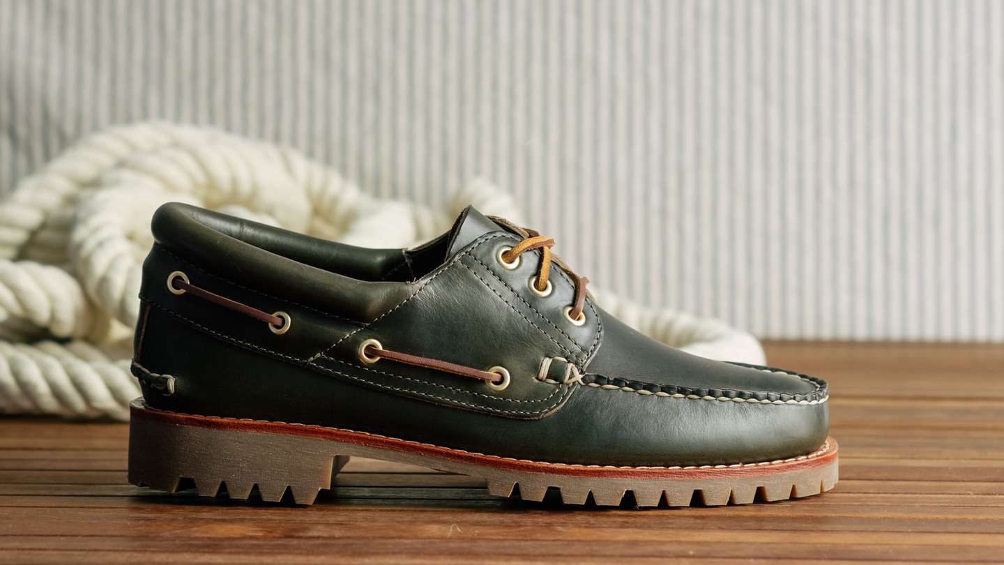 Greener Pastures Chromexcel Rowing Oxford - Detail Image Three