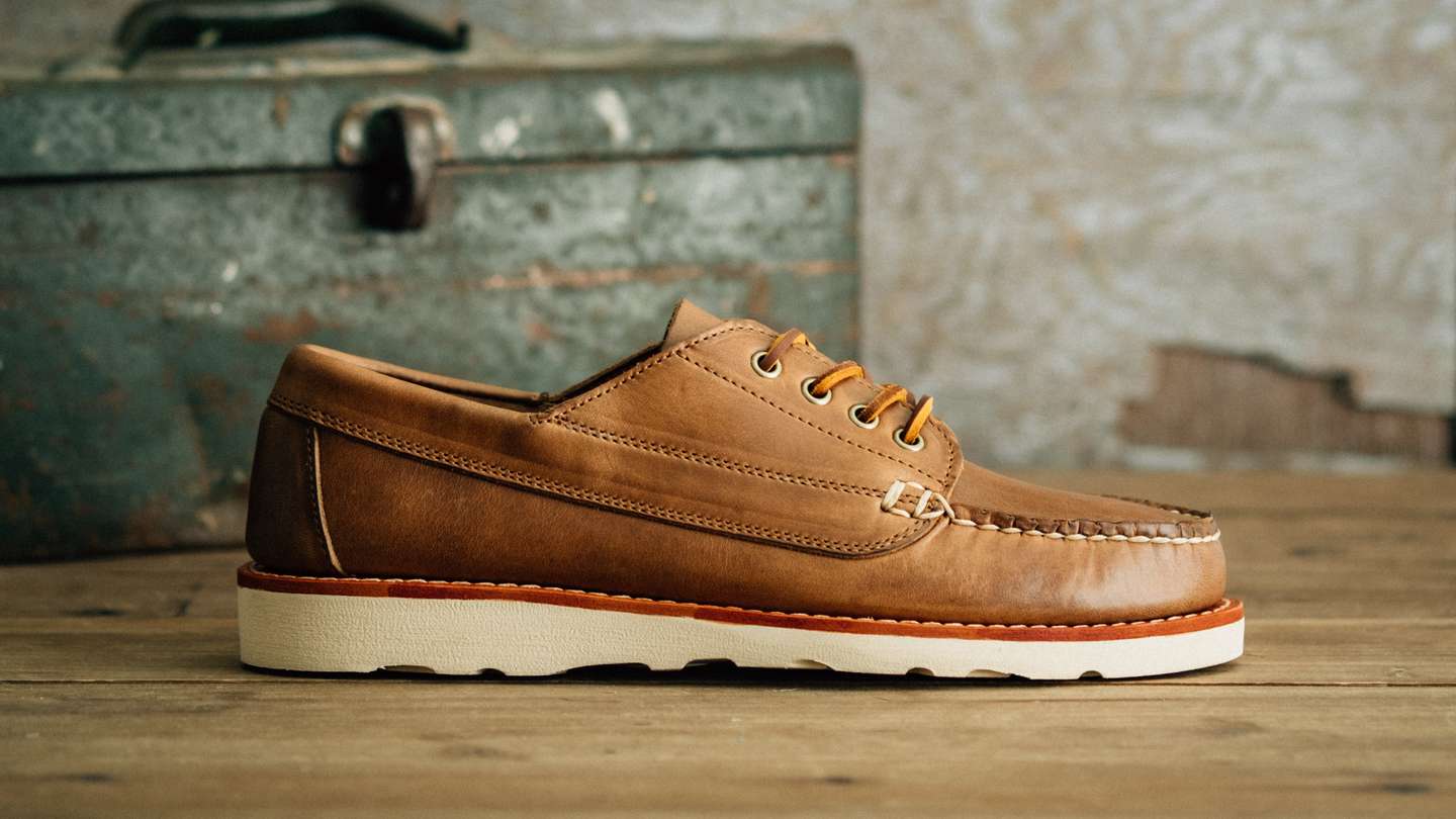 Natural Chromexcel Trail Oxford - Detail Image Three