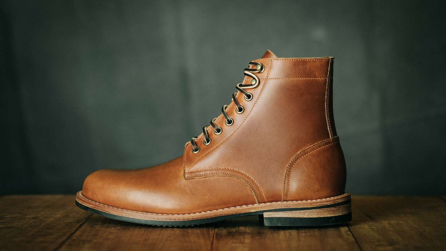 British Tan Domane Trench Boot - Detail Image Three