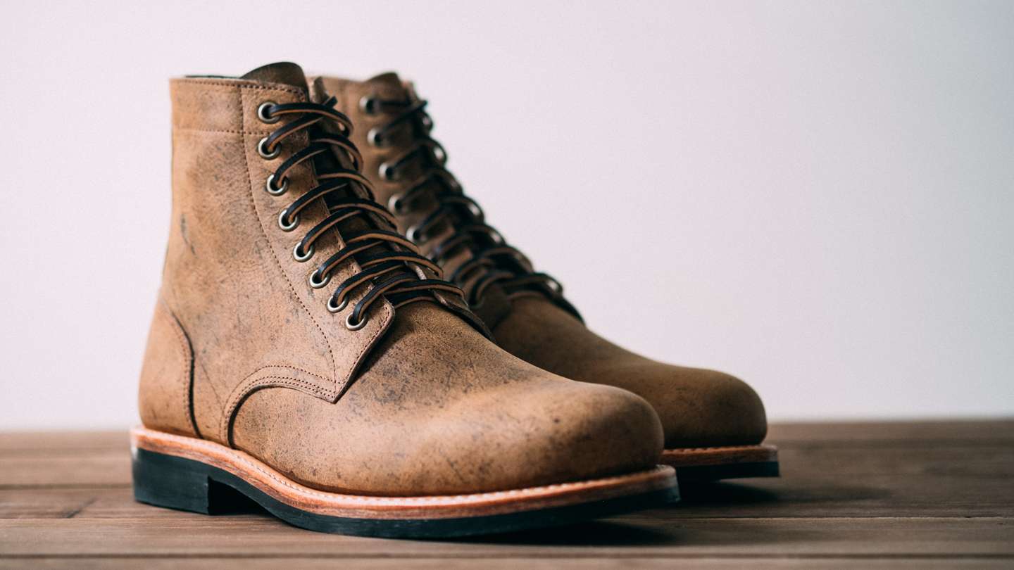 Gaucho Waxed Kudu Trench Boot - Detail Image Three