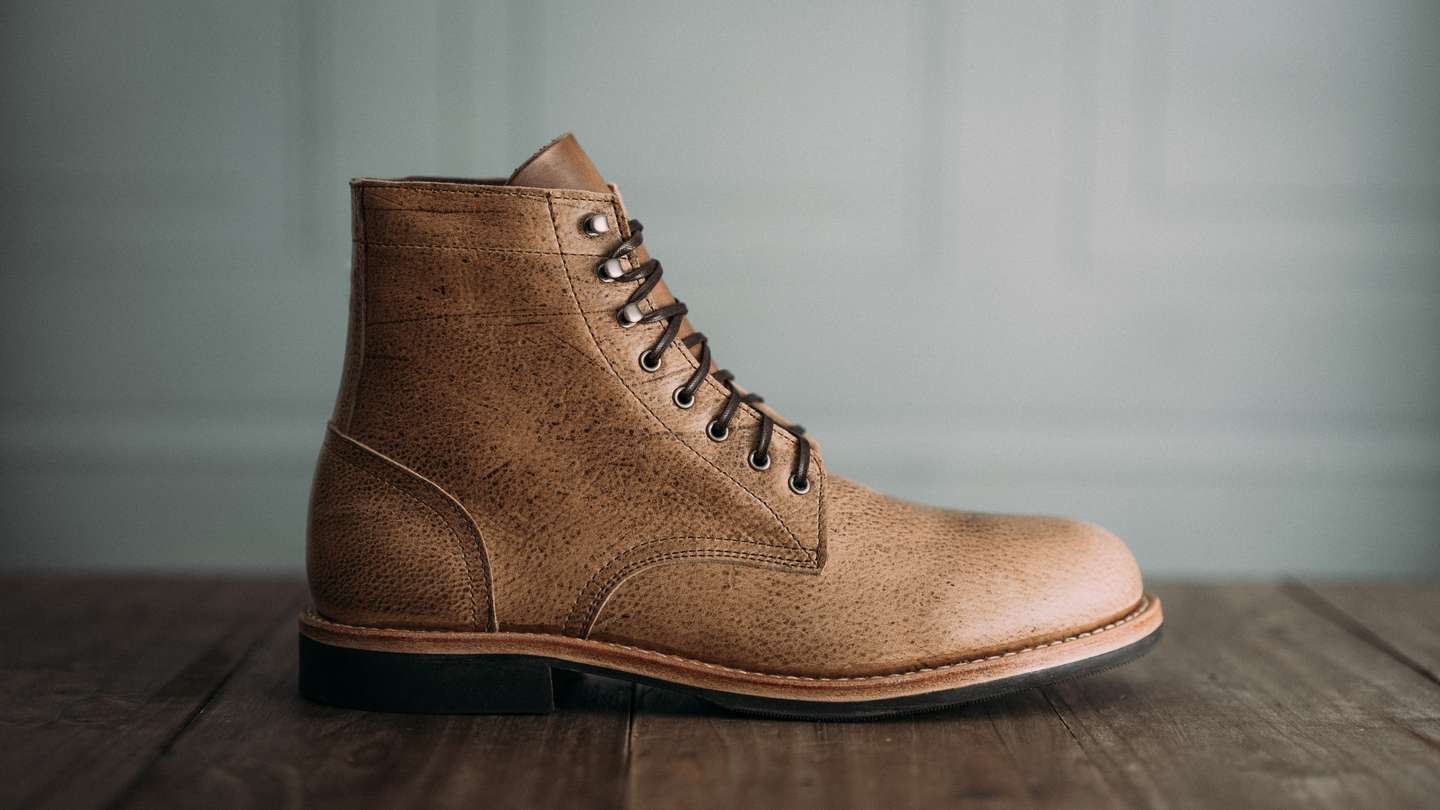 Sandstone Naked Kudu Trench Boot - Detail Image Three