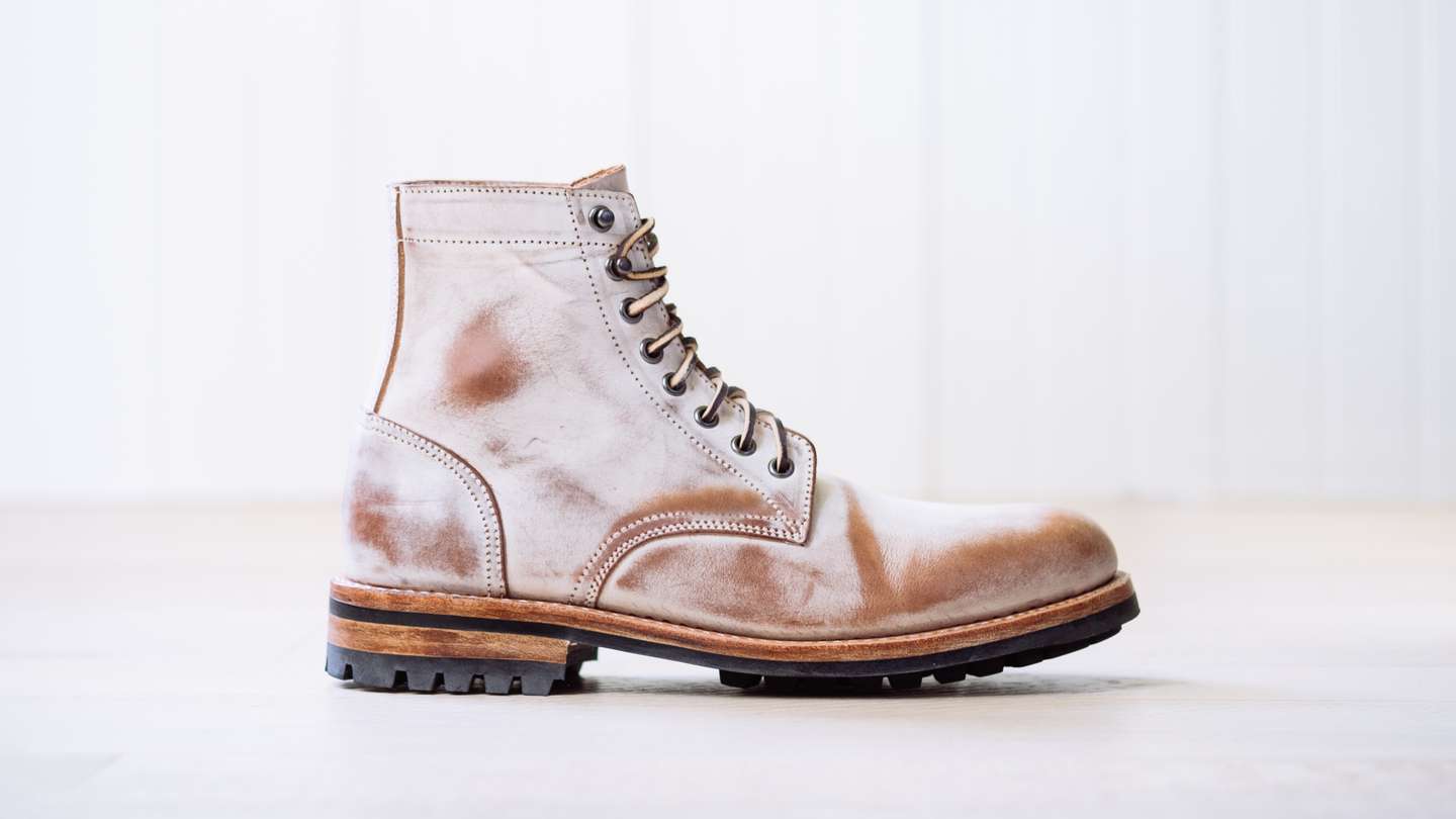 Whitewash Overdye Abetone Trench Boot - Detail Image Three