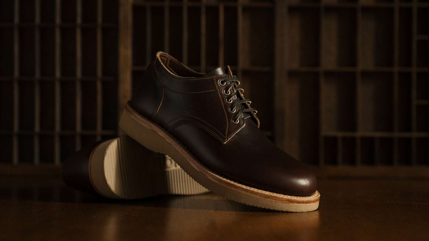 Brown Chromexcel Trench Oxford - Detail Image Three
