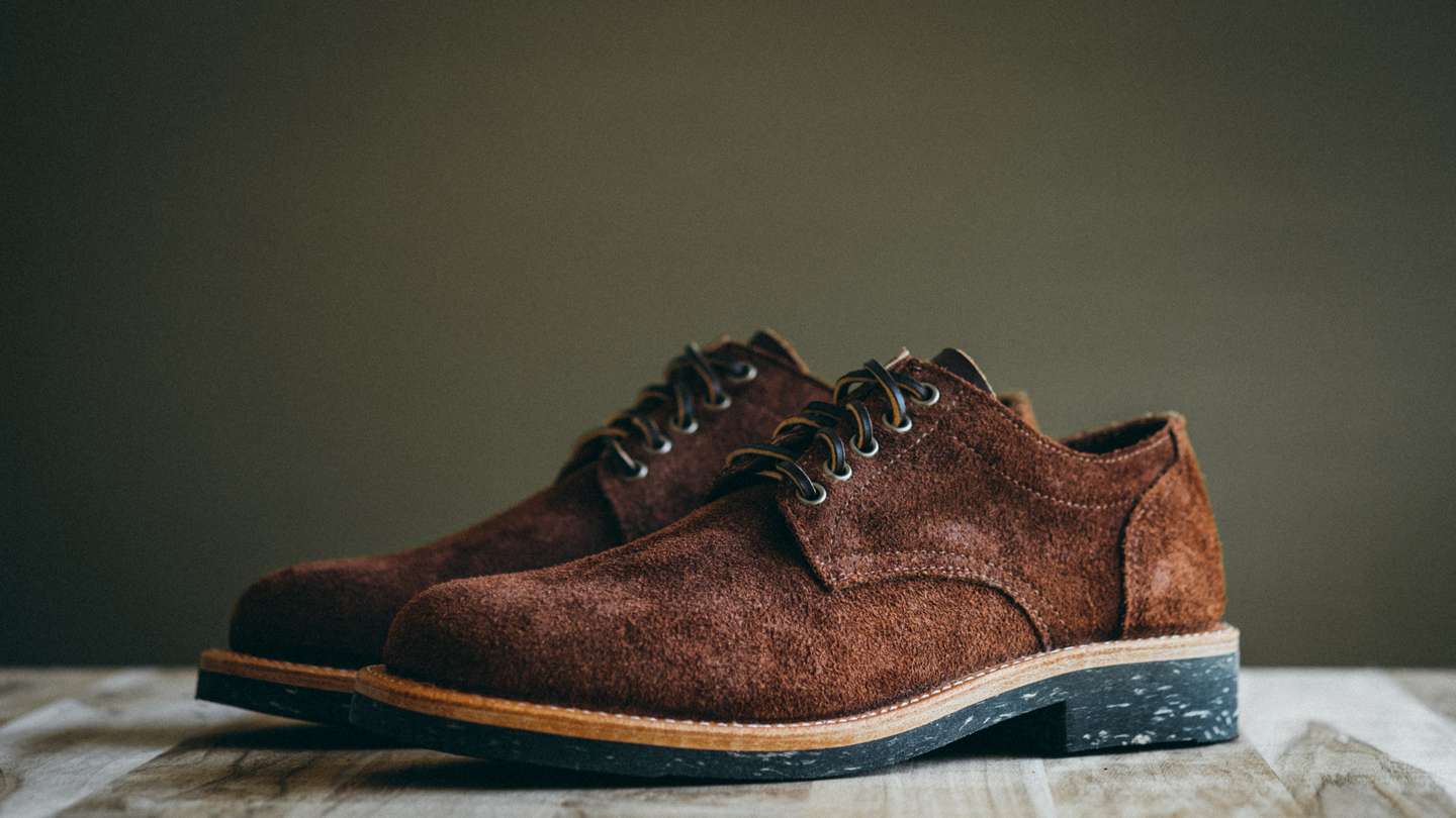 Black Walnut Stampede Roughout Trench Oxford - Detail Image Three