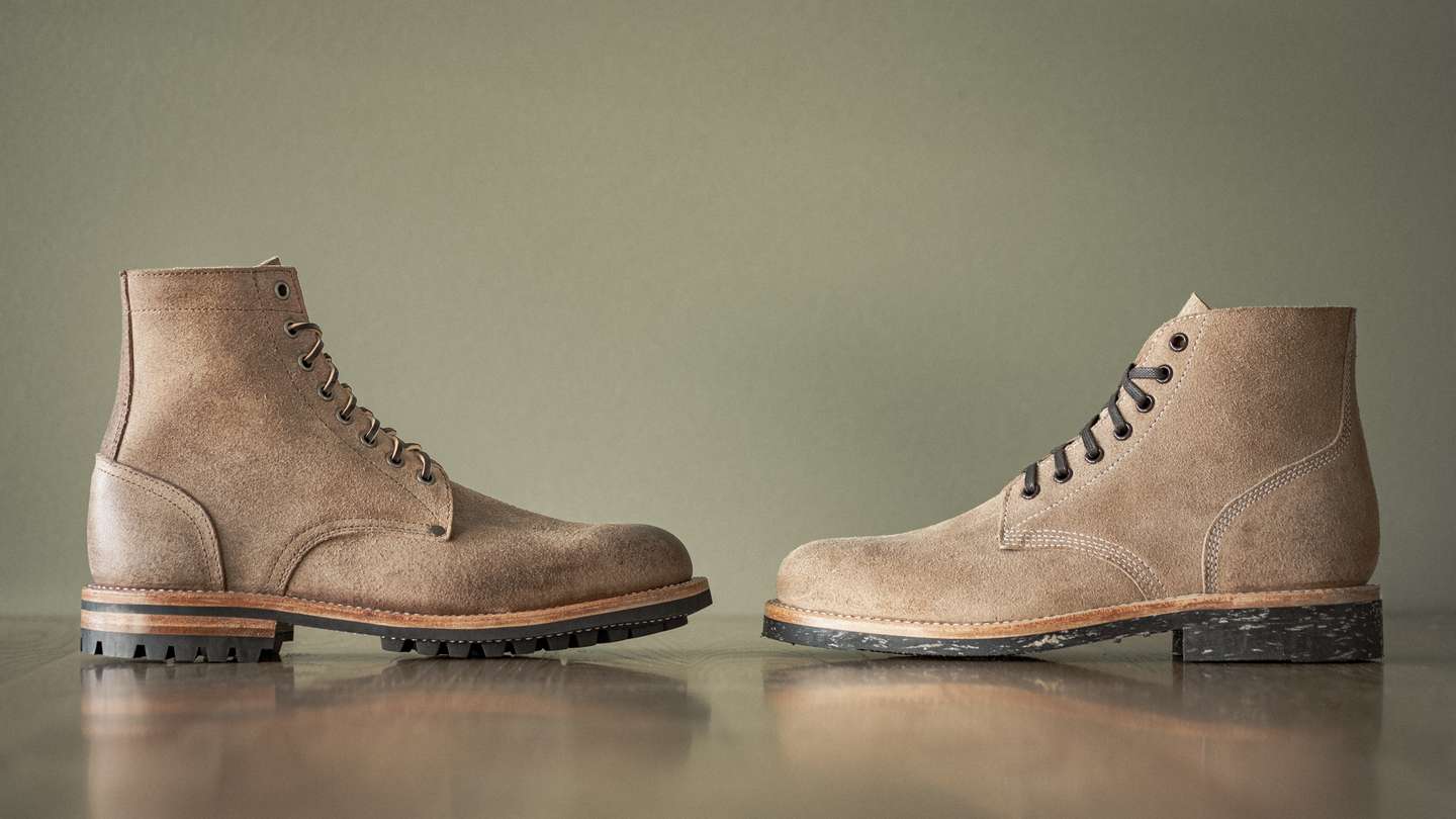 Natural Chromexcel Roughout Type-10 Trench Boot - Detail Image Three