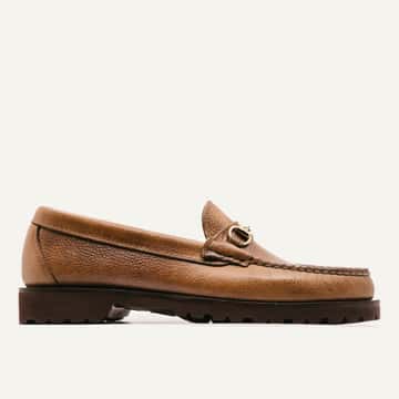 Lug Bit Moc - Natural Scotch Grain Chromexcel