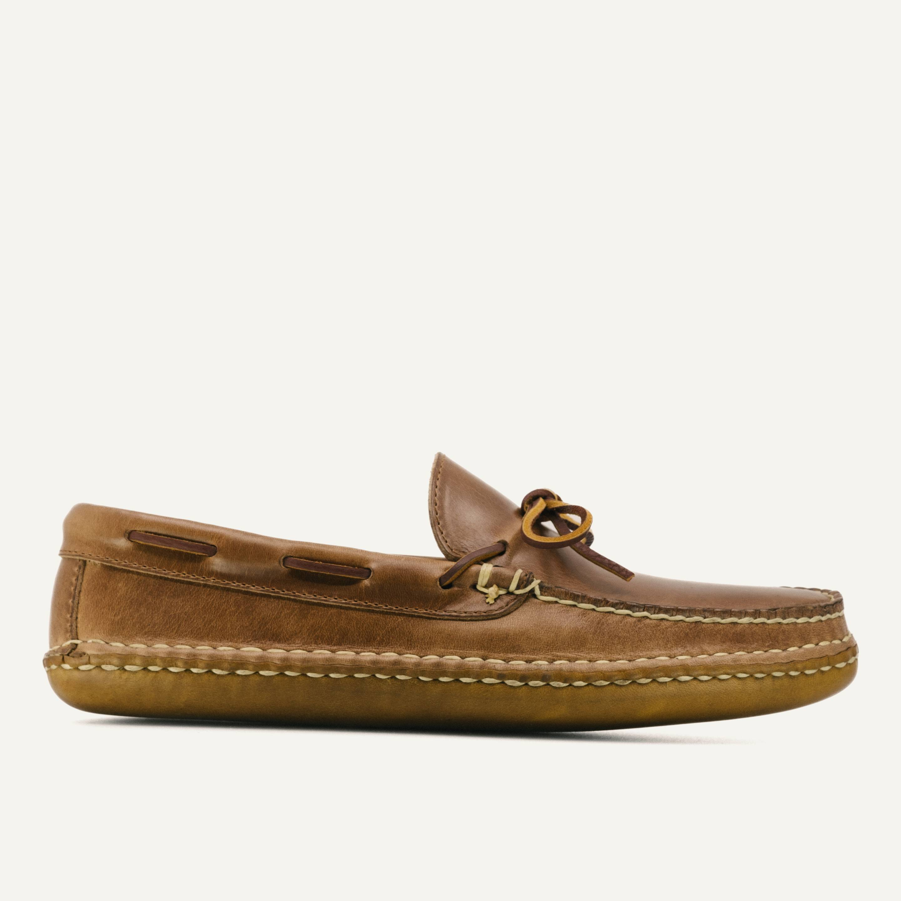 ミーコ Woodland Moc - Horween Natural Chromexcel, Chromepak Voyageur Sole