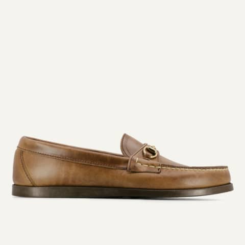 Bit Moc - Natural Chromexcel, Camp Sole - Made in USA | Oak Street