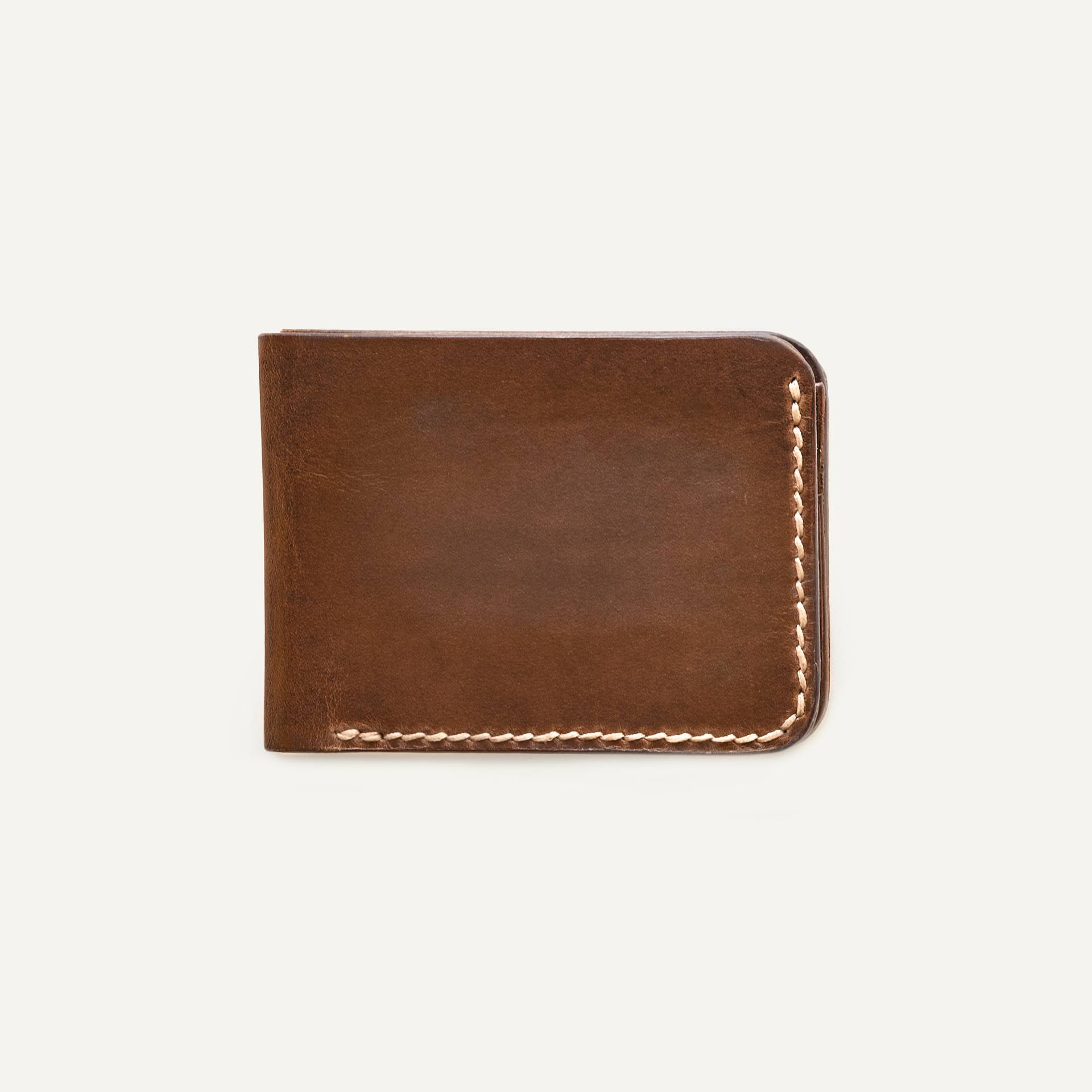 Bifold Wallet - Natural Chromexcel - Made in USA with Domestic and