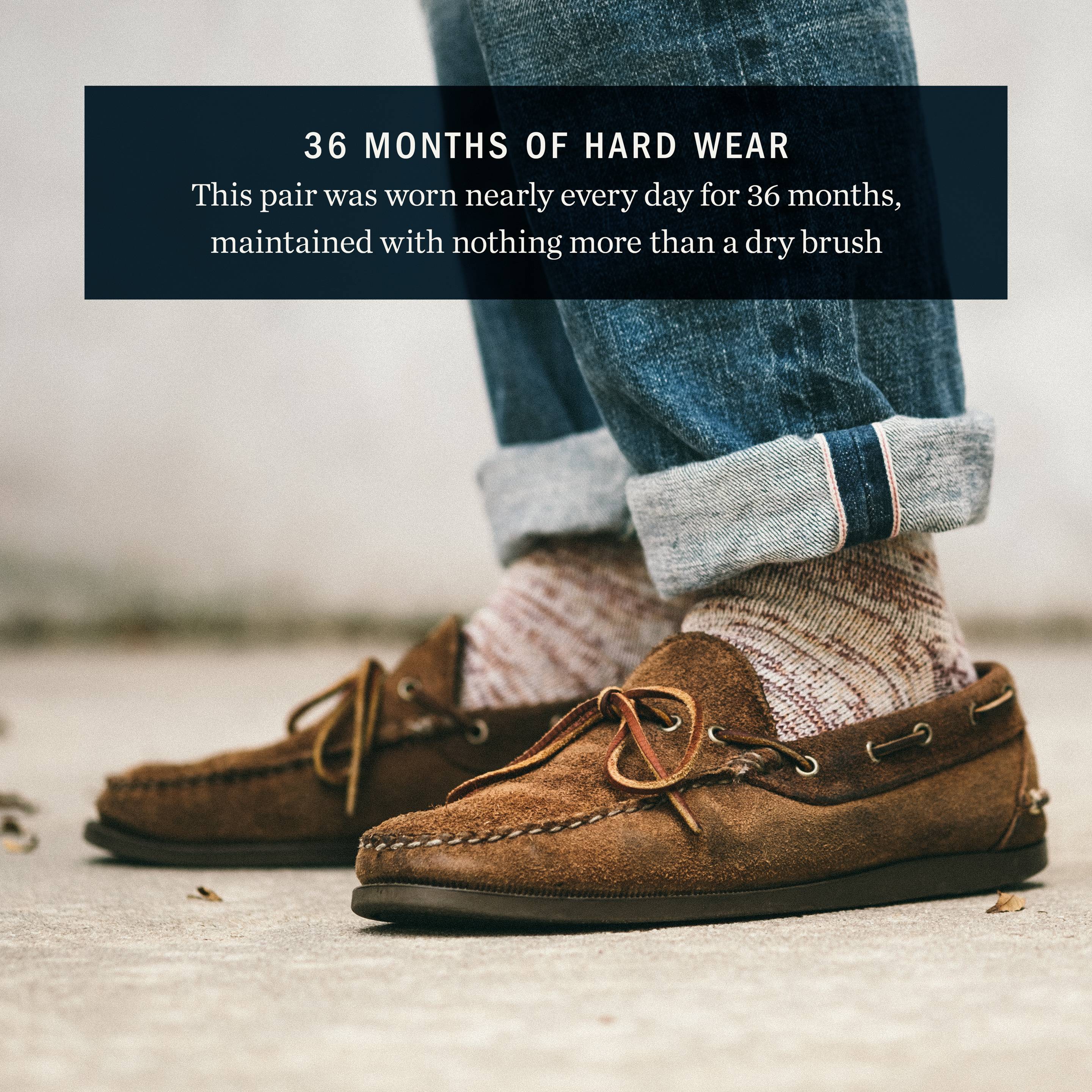 Camp Moc - Natural Chromexcel Roughout, Camp Sole - Made in USA