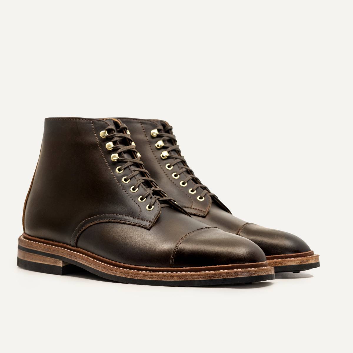 Oak Street Bootmakers Cap-Toe Lakeshore Boot - Horween Chromexcel - Men’s US 12 Cap-Toe Lakeshore Boot - Brown Chromexcel, Dainite Sole  main image 3