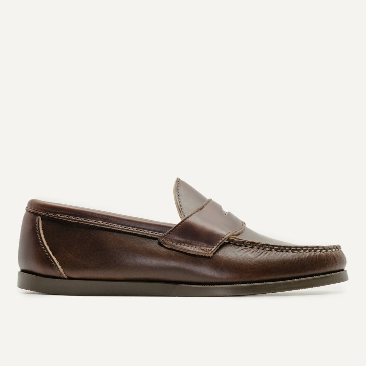 Penny Moc - Brown Chromexcel, Camp Sole - Made in USA | Oak Street