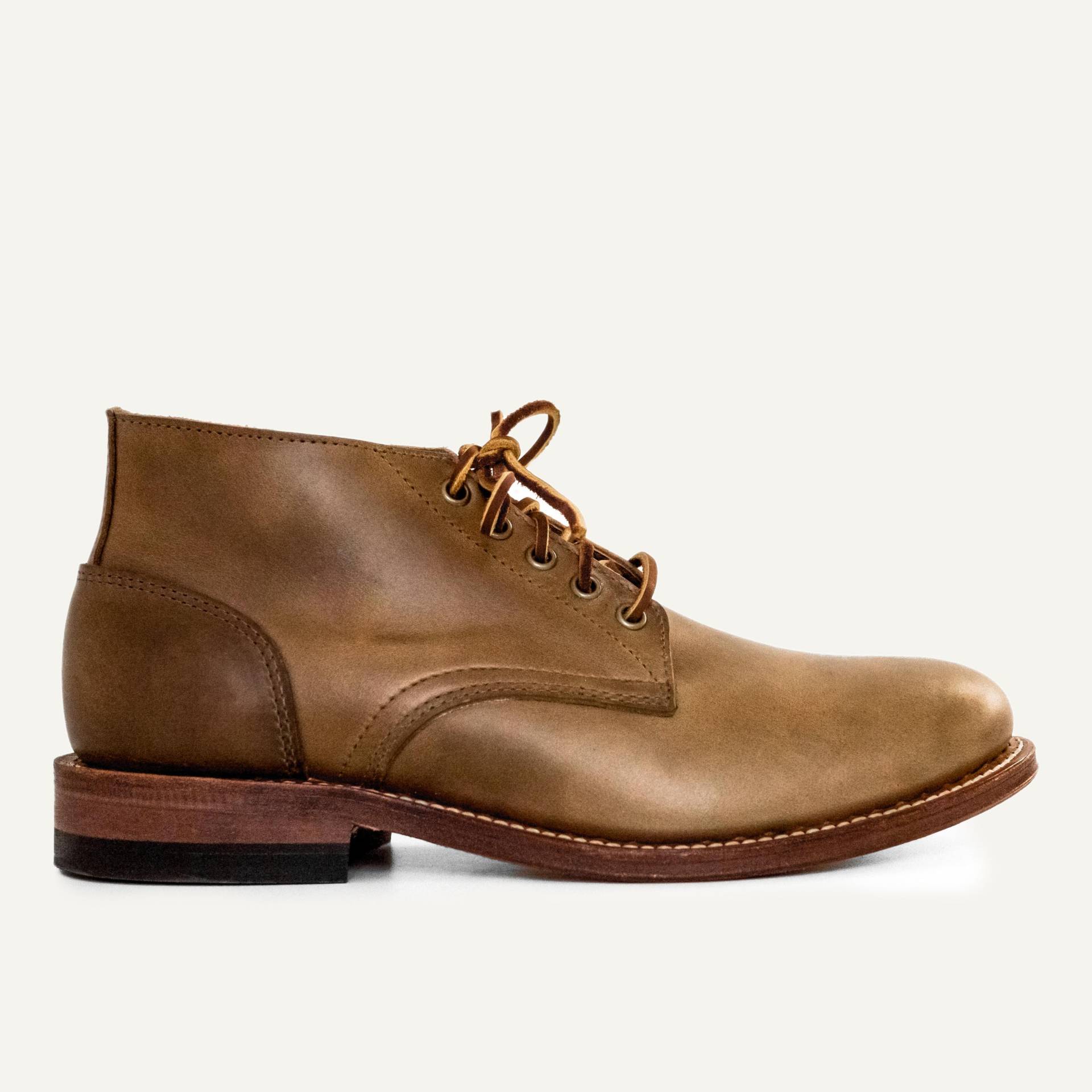 Trench Chukka - Natural Chromexcel, Leather Sole with Vibram
