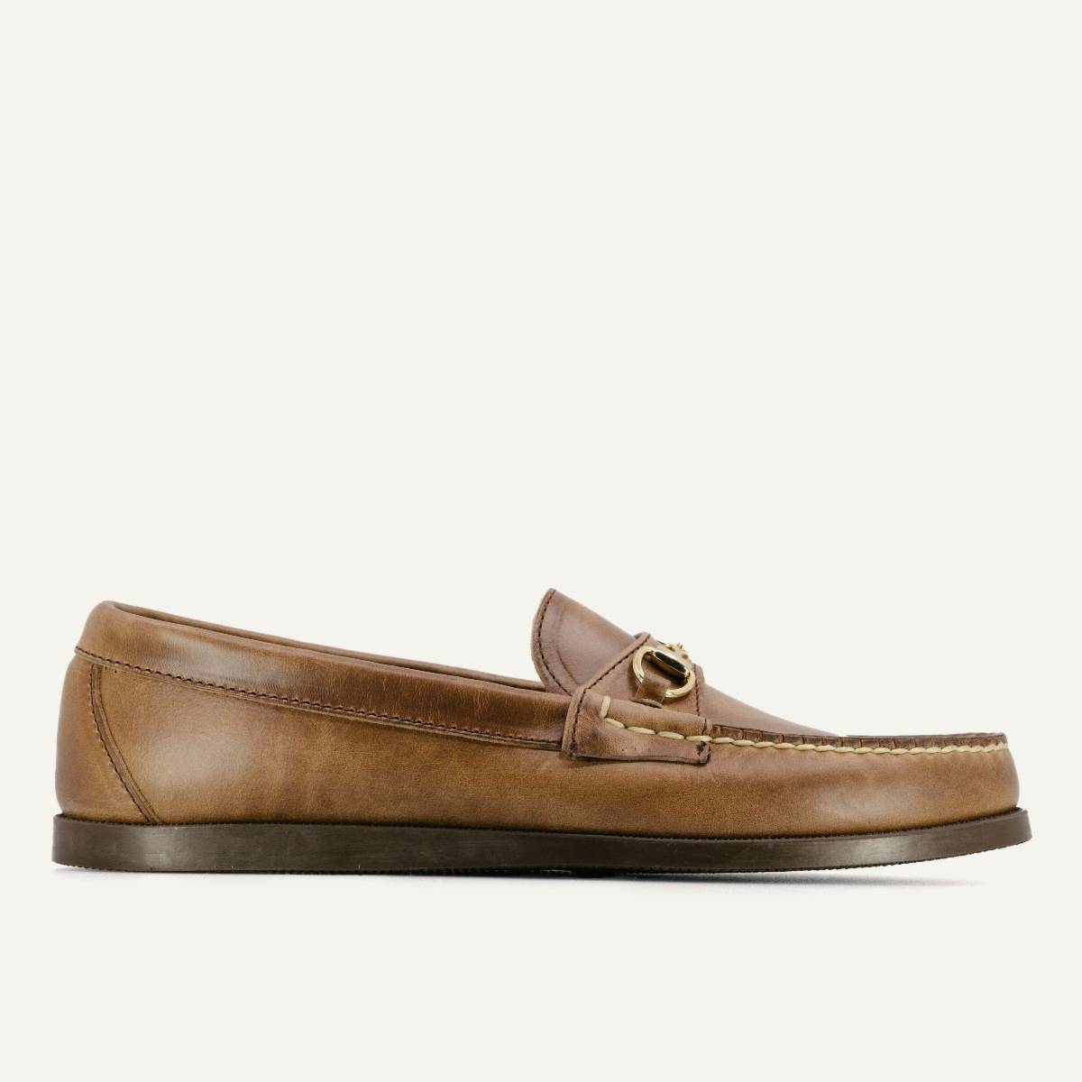 Bit Moc - Natural Chromexcel, Camp Sole - Made in USA | Oak Street