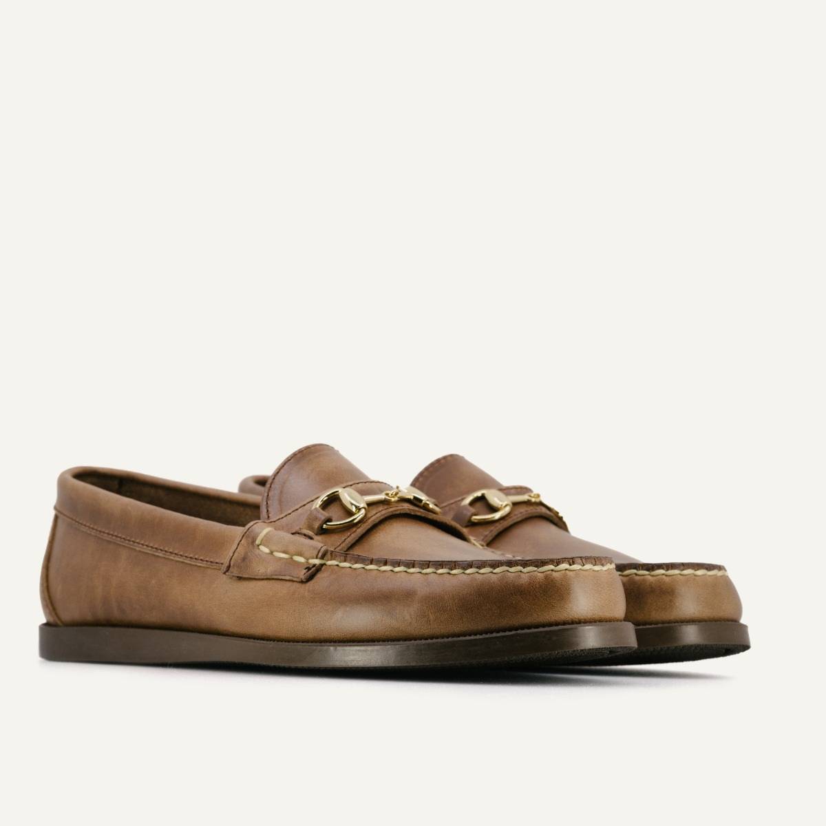 Bit Moc - Natural Chromexcel, Camp Sole - Made in USA | Oak Street