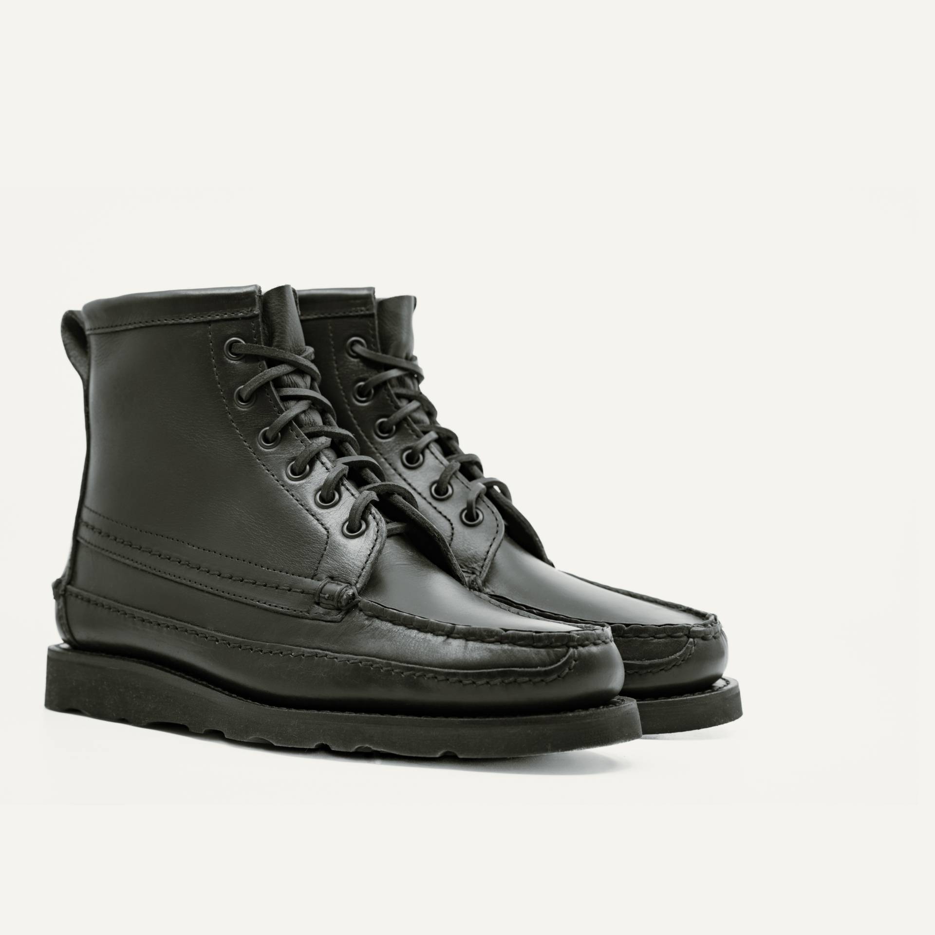 Camp Boot - Horween Black Chromexcel, Vibram Christy Sole - Made