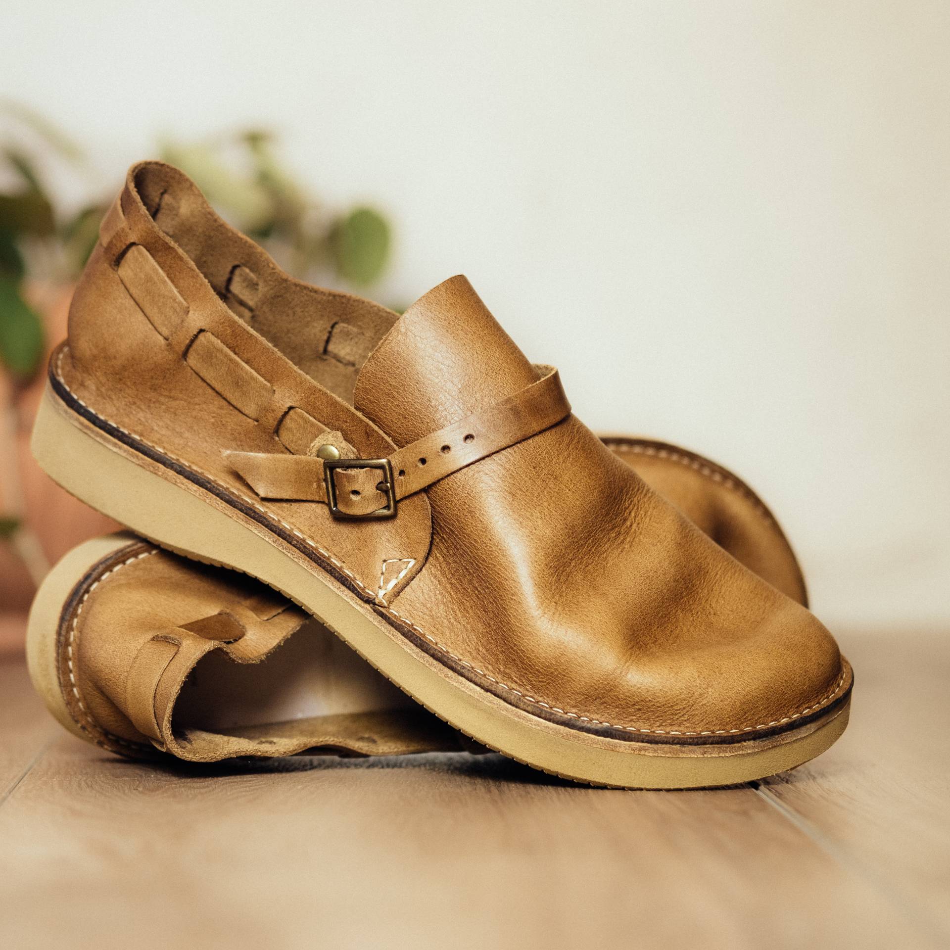 Country Loafer - Natural Chromexcel, Vibram 2060 Sole - Made in