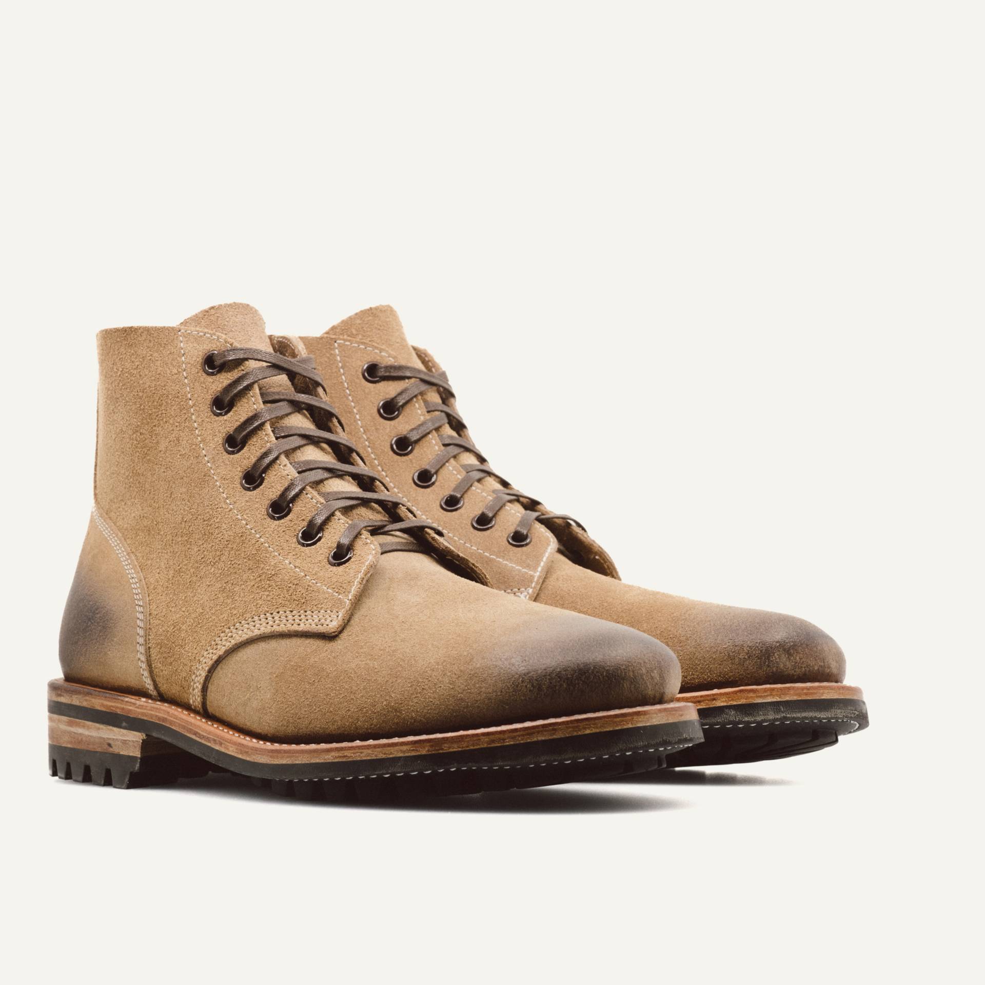 Field Boot - Natural Chromexcel Roughout, Commando Sole - Made in