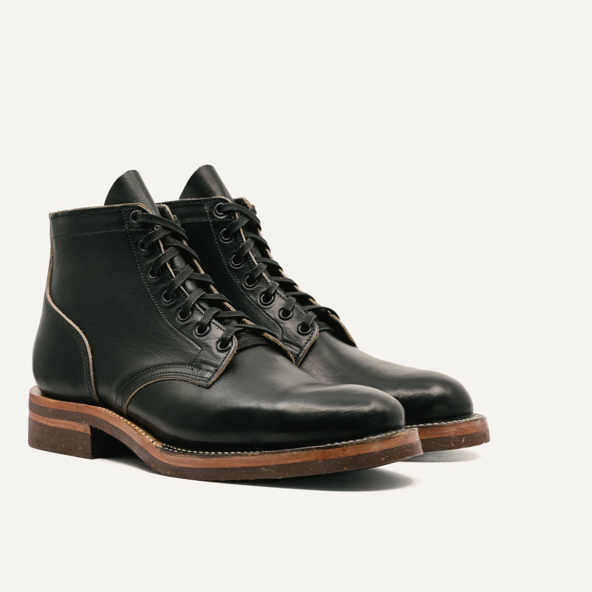 Storm Boot - Horween Black Chromexcel, Vibram 700 Cork Sole - Made