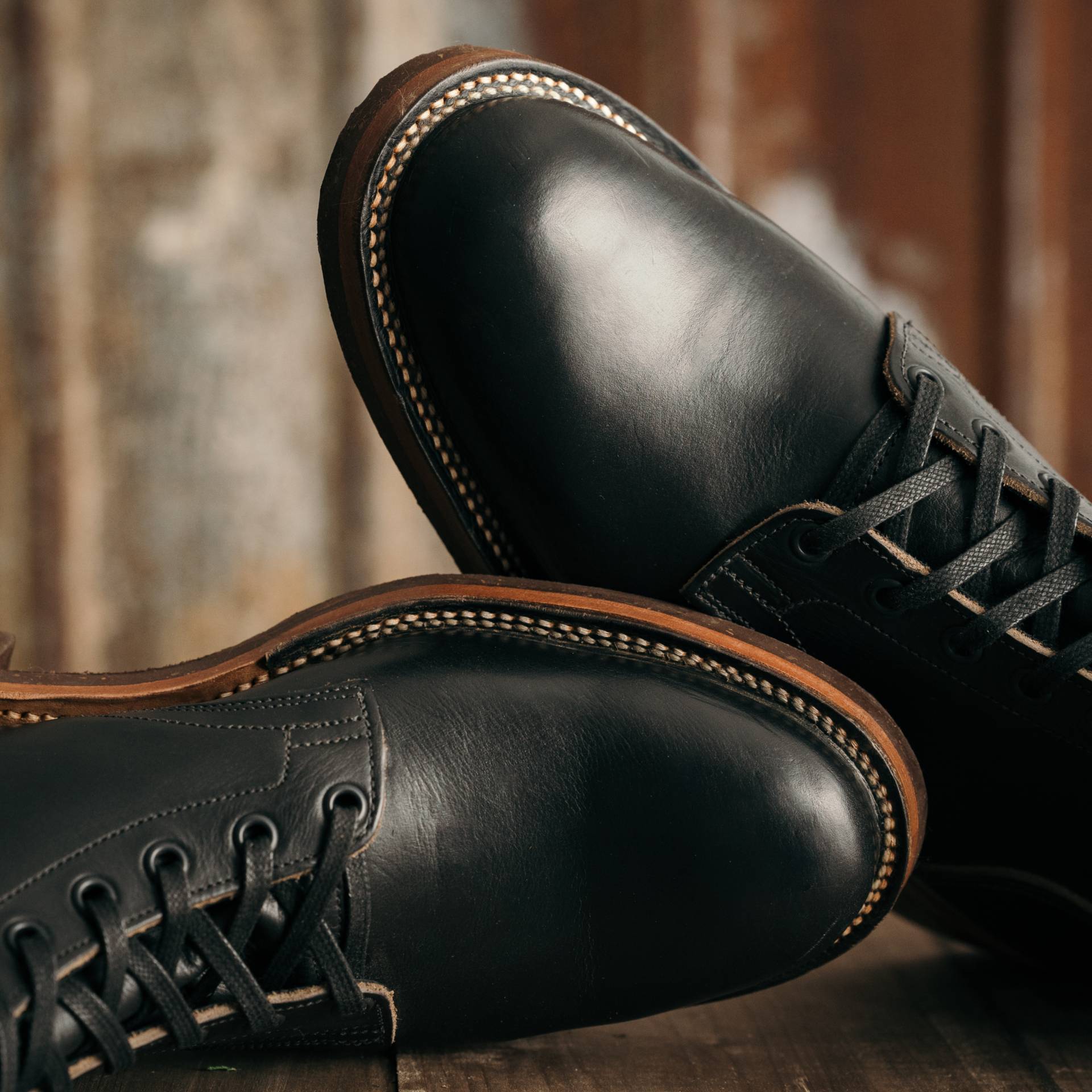 Storm Boot - Horween Black Chromexcel, Vibram 700 Cork Sole - Made